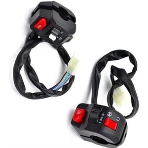 Motorfiets Stuurschakelaar 2 Stuks/set Motorfiets Rechts Links Bedieningselementen Stuurschakelaar Voor Italika WS150 WS175 Accessoires Onderdelen