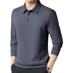 Gebreide truien voor heren | Herfst Winter Effen kleur | Trui met lange mouwen Zakelijk Golf Sweatshirt, Grijs, XL