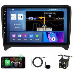 Android 14 Autoradio GPS-navigatie voor Au-di TT/RS (2008-2014) met Wireless Carplay Android Auto 9 Inch Dashboard Multimedia Player IPS Touch Screen Support SWC DSP DVR RDS,M500s