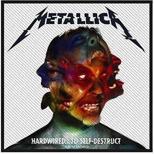 Metallica Patch Harwired to Self Destruct Officieel nieuw Cotton 10.5cm x 10cm