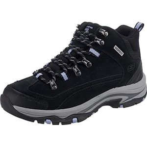 Skechers Trego Alpine Trail Wandelschoen voor dames, Zwarte Lavendel, 36 EU