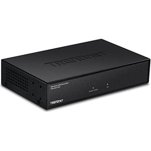 Trendnet - TEW WLC100 - Netwerkschakelaar - Zwart - Rack-montabel - 5 Poorten
