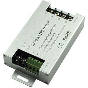DC12-24V 10A RGB LED Versterker Controller, 1 stuks/set, geschikt voor SMD 3528 en 5050 lichtstrips