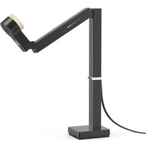 4K USB-documentcamera en 12 MP webcam met LED-licht en microfoon, tot 60 fps, automatisch, for lesgeven op afstand, live Visueel lesmiddel