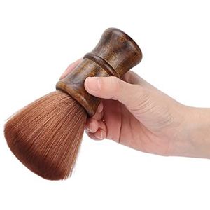 Hals Stofdoek Borstel Azusumi 15 * 6 * 6 Professionele Nek Stofdoek Borstel Kapsel Nek Ontharing Borstel Houten Handvat Hals Borstel