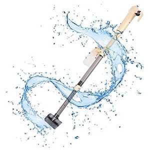 Ejoyous Gravel Cleaner Fish Tank, Elektrische Effectieve Auto Aquarium Syphon Stofzuiger Gravel Cleaner Fish Tank, Batterij Waterdichte Tank Cleaner met 1 Inlaat en 2 Verlengbuis