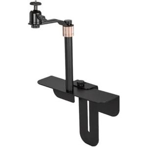 Projectorstandaard, Projectorstandaard achter bedbank Metalen houder Tafelzijprojectorhouder Wandmontage Intrekbare beugel Universele ondersteuning