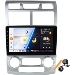 Y300s,Android 15.0 Autostereo Vervanging voor Sportage 2004-2007 Radio GPS Sat Navi 9'' Cartablet Multimedia Video Player FM BT Ontvanger met 4G WiFi Android Auto Carplay