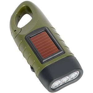 FYMTS Draagbaar voor outdoor camping mountaineering LED zaklamp zaklamp zaklamp lantaarn zonne-energie power tent light hand crank dynamo