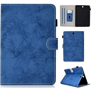 Tabletreizen Case Compatibel met Samsung Galaxy Tab A 9.7 Inch T550/T555C Cover, Slim Smart Folio Stand Cover Shockproof Beschermhoes Auto Sleep/Wake Beschermhoes Tabletbescherming(Blu)