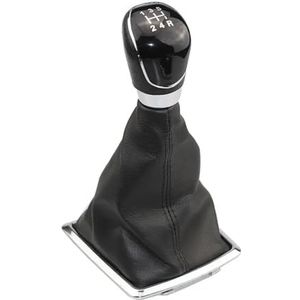 Auto Gear Shifter Stick Voor Ford Voor Focus 2 MK2 FL C-MAX 2006 2007 2008 2009 2010 2011 MK3 MK4 MK7 Galaxy 5/6 Speed ​​Pookknop Hendel Handbal Gaiter Boot Leather Cover Versnellingspookknop (Size :