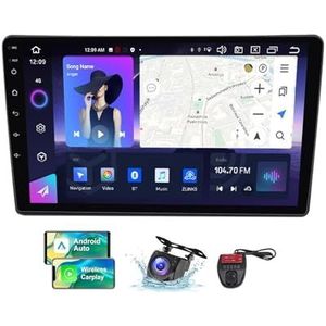 Android 13 Autoradio 9 Duim Touch Display Voor Toyota Sienna 2 XL20 2003-2010 Met Draadloze Carplay Android Auto/GPS/FM RDS DAB+/Buletooth 5.0/Bediening op het stuur + Camera en DVR(NF-5)