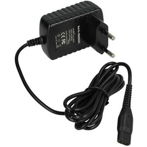 vhbw AC-adapter compatibel met Philips Philishave HP6345/00, HP6366/00, HP6368/00, HP6370/00 scheerapparaat