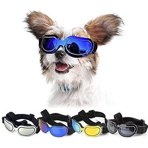 HaiMa Pet Dog Zonnebril Uv-Bescherming Goggles Eyewear Photo Props Pet Supplies Cat Glasses For Pet Toy Glasses - Zilver