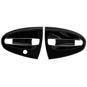 Voor Smart 451 Voor Fortwo Auto Buitendeurgrepen Kom Antikras Beschermhoes Sticker CAVINBDZ(Bowl Black)