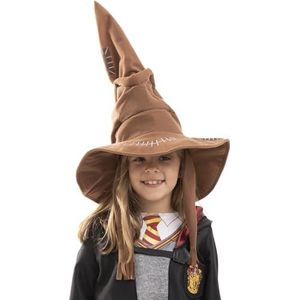 Funidelia | Sorteerhoed - Harry Potter voor meisjes en jongens Tovenaars, Gryffindor, Harry Potter - Accessorie voor Kinderen, kostuum accesoires - Bruin