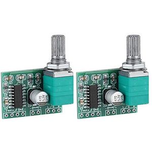 DC 5V Power Audio Versterker Board, Dual-Channel PAM8403 Stereo Versterker Board Module met Potentiemeter, 2 STUKS