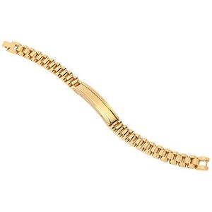 Horlogeband, armband, metaal Hoogwaardig roestvrij staal Legering Goud voor dames Persoonlijke jurk Heren Vakantiecadeau