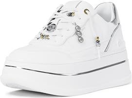 MICHAEL Michael Kors - Donna - Sneakers - Zilver/Wit - Vetering met 6 Gaten