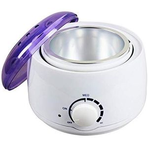 Binnan Draagbare Waxing Pot Heater Kits Warmer voor ontharing, Pijnloos & Snel waxen van gezicht, lichaam, bikinigebied paars