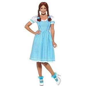 Kansas Country Girl Costume, Blue & White, with Dress & Hair Bows, (M)