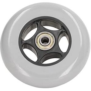 Rolstoelwiel - Grijs - 4 inch - Rubber - Vervangingsgedeelte voor Rollator