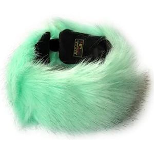 KGM Accessories Luxe designer Faux Fur hoofdband (Mint groen)