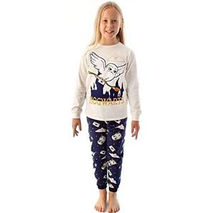 Harry Potter Pyjama's Meisjes Hedwig T-shirt met lange mouwen en fleece broek PJ 10-11 jaar