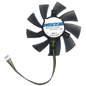 85MM T129215SU 4-pins koelventilator voor ASUS GTX 460 560 960 voor Mini HD 6790 6870 grafische kaartkoelerventilatoren