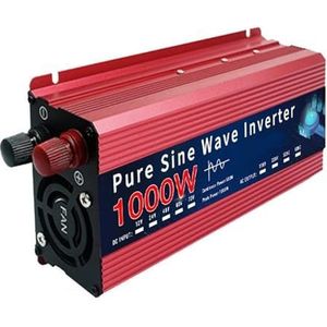 Spanningsomvormer Voor Zuivere Sinusomvormer DC 12V/24V Naar AC 110V/220V 1000W 1600W Draagbare Voeding Spanningsomvormer Auto Zonne-omvormer Omvormer(1000W 24V 220V 60Hz)