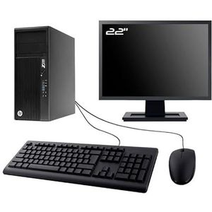 PC HP Workstation Z230 Tower Display 22 inch Intel I7-4770 RAM 8GB SSD 2TB W11 WiFi (gereviseerd)
