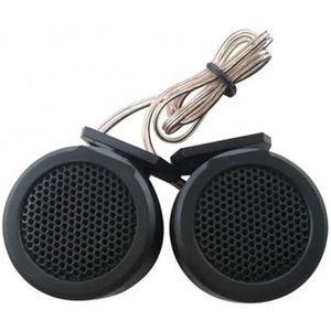 Tweeter auto Tweeters voor auto Universele, zeer efficiënte mini-dome tweeterspoelluidspreker met 2 x 500 W superkrachtig audiogeluid voor in de auto