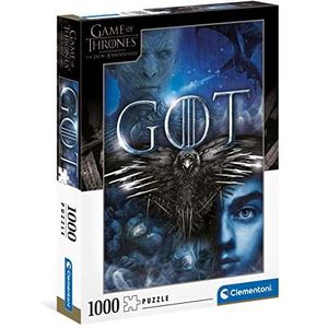 Clementoni Volwassen Puzzel, Game Of Thrones - 1000 Stukjes, 10+ jaar, 39589,veelkleurig