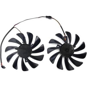 95MM CF1010U12S FDC10U12S9-C RX 5700 XT GPU-ventilator, voor PowerColor Rood voor Dragon 5700XT 5600XT grafische kaartkoelventilator(CF1010U12S)