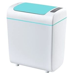 Prullenbak Vuilnisbak Smart Bin Prullenbak Touchless Elektrische Smart Prullenbak Woonkamer Slaapkamer Mute Afvalstofbak Afvalbak Prullenbak(Blue)