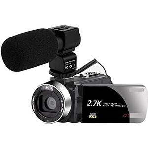 Videocamera Vlogcamera Recorder 16X Zoom Draagbare Camcorder Thuisgebruik 1080P Digitale Vlog Video Recorder Outdoor Camera for Fotografie Blogger Webcam(32G SD Card,NA-U800-LO)