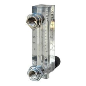 LZM-8T Acryl Rotameter Debietmeter Paneelmontage Vlotter for Gas Vloeistof Water Lucht Hoge Nauwkeurigheid Verstelbare Klep(0.1-1M3-H)