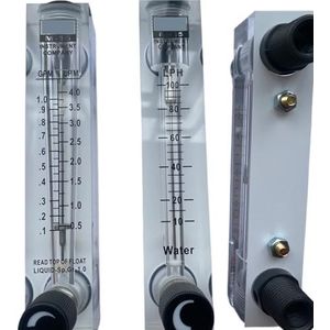 LZT-M15 Vloeibare debietmeter Waterstroommeter Paneel Rotameter met Regelklep 0.2-2LPM 0.2-3LPM 0.5-4LPM 1-7LPM 10-100L/H (2-18LPM)