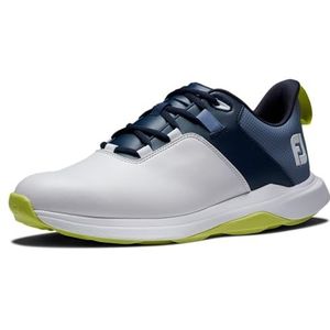 FootJoy Prolite golfschoen voor heren, wit/marineblauw/limoen, maat 36 UK, Wit Navy Lime, 38.5 EU