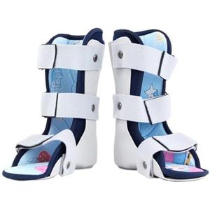 Orthese voor voetdaling ， Kinderen AFO Drop Foot Brace Baby Enkel Voet Orthese Nachtspalk for Peuter Pediatrische Strephenopodie(A Left+a Right,L)