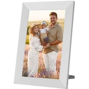 Digitale Fotolijst 10,1 Inch 32 GB Slimme Digitale Fotolijst Met 1280x800 IPS HD-touchscreen Multifunctioneel(White-32GB)