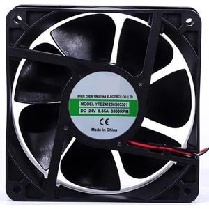 Koelventilator 0,30A .35A .20A 24V ventilator 12038 12CM 120 * 120 * 38MM(YTD241238S03301)