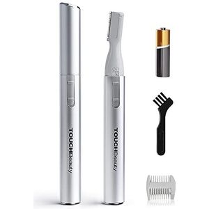 TOUCHBeauty Elektrische Wenkbrauw Scheerapparaat Remover Voor Dames,mini Wenkbrauwtrimmer Scheerapparaat AG-815 (zilver)