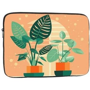 Groene Turtleback Patroon Laptop Sleeve Tas Shockproof Draagbare 17 Inch Laptop Tas Case Waterdichte Draagtas Laptop Cover Aktetas Voor Vrouwen Mannen