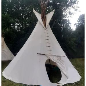 Tipi groot, 4,6 m diameter, inheemse Amerikaanse theepee grote vlakken, geïmpregneerd.