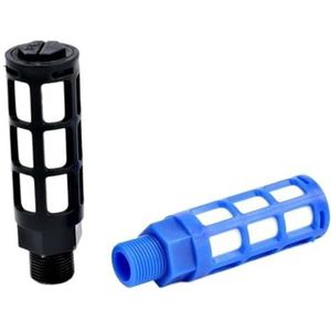 NTDXLFJHB 1 stuk geluiddemper magneetventiel pneumatische geluiddemper van kunststof geluiddemper snelle luchtafvoer geluidsdemping filter 1/8"" 1/4"" 3/8"" 1/2"" 1/2"" (70A, 3I8)
