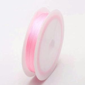 0,3/0,5/0,7/1,0 MM gemengde veelkleurige opties nylon draad lijn/draad/touw choker oorbellen armband ketting sieraden maken-roze 022-0,7 mm 9s 33,0 m