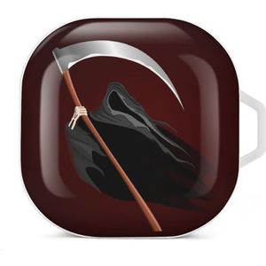 Magere Hein Oordopjes Hoesje Compatibel met Samsung Hard Shell Beschermhoes Wit-Stijl