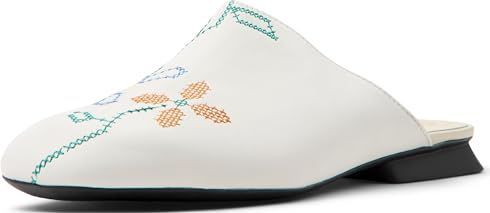 Loafers - Motiefprint - Leer - Platte Hak