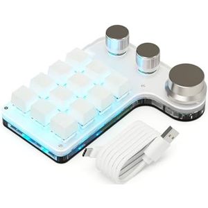 Kalttoy 12-Key 15-key Macro Toetsenbord Mini Toetsenbord Kopiëren Plakken Gaming Mechanische Toetsen